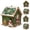 D#004, variant on Christmas Wooden House Diamond Painting Kit, Christmas DIY Pearl Art Kit Collection, 3D Wooden House with 18 Styles, Christmas Decorations Indoor, for Table Decor and Christmas Tree Hanging Use-K