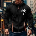 thumbnail image 4 of CONZONE Mens Casual Hoodies Long Sleeve Pullover Hoodie for Men Zip Up Graphic Hooded Sweatshirts With Pocket, 4 of 4