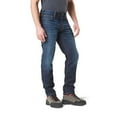 thumbnail image 2 of 5.11 Tactical Men's Defender-Flex Slim Work Jeans, Patch Pockets, Fitted Waistband, Dark Wash Indigo, 30Wx30L, 2 of 16