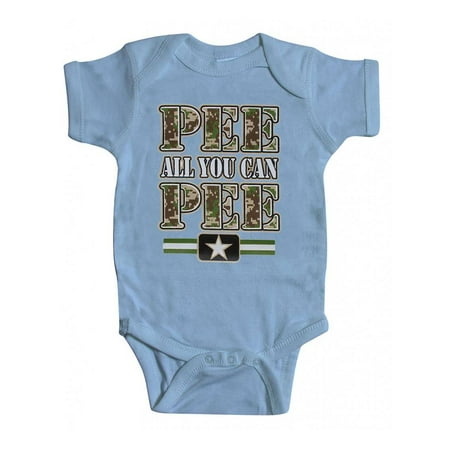 

Toddlers Pee All You Can Pee Light Blue Bodysuit - 12 Months