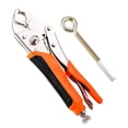 thumbnail image 3 of koolsoo Floor Heating Pipe Removal Pliers Special Pipe Wrench Tool, Anti Slip Rubber Handle, Professional Plumbing Pliers Pipe Pliers 0.5inch 0.75inch, 3 of 8
