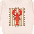 thumbnail image 3 of Inktastic Lobster Striped Cute Squiggle Toddler Sweatshirt, 3 of 4