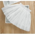 thumbnail image 5 of GigrtiJin Toddler Girls Kids Skirt Sparkly Mesh Lace Elastic Waisted Pleated Skirt with Bow Cute Versatile Puffy Skirt, 5 of 5