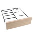 thumbnail image 4 of Earrings Rack, Iron Large Storage 90 Holes 2 Metal Bar Useful Gift Earrings Organizer Rack  For Display For Earrings For Necklaces Black,White, 4 of 8