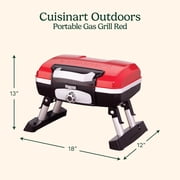 Cuisianrt Petit Gourmet Portable Outdoor LP Gas Grill with VersaStand Petit Gourmet Portable Outdoor LP Gas Grill with VersaStand