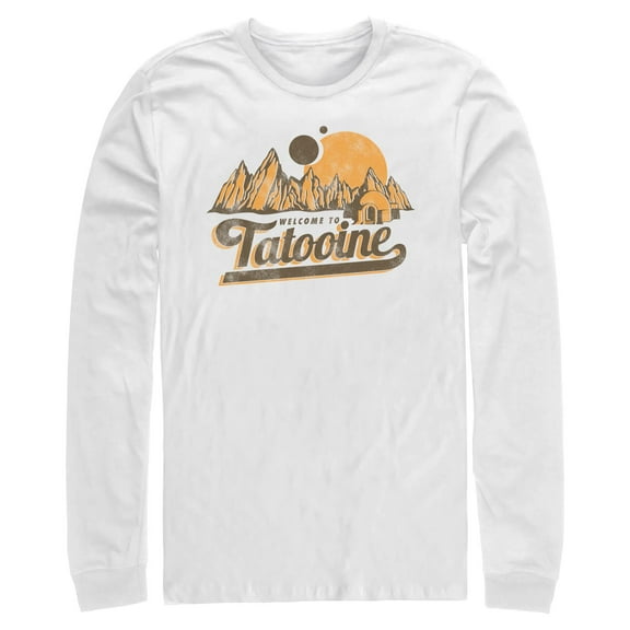 Mens Star Wars Welcome To Tatooine Long Sleeve Shirt