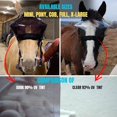 thumbnail image 6 of Horse Medical and Preventative Clear UV Recovery Vizor (Size Horse/Full) - Uveitis, Cataracts, Corneal Ulcers, Infections, Blindness, Visor, 6 of 6