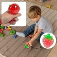 thumbnail image 4 of 3.15" Strawberry Squishy Fidget Toys for Stress Relief Simulated Strawberry Squeeze Sensory Toys Valentines Easter Christmas Gift Party Favors Bag Fillers, 4 of 4