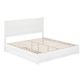 thumbnail image 6 of Pemberly Row King Platform Bed with Footboard and Twin XL Trundle in White, 6 of 13