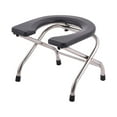 thumbnail image 1 of Asiento de inodoro Sunnimix plegable para ancianos en cuclillas cómodo resistente Altura 30cm, 1 of 8