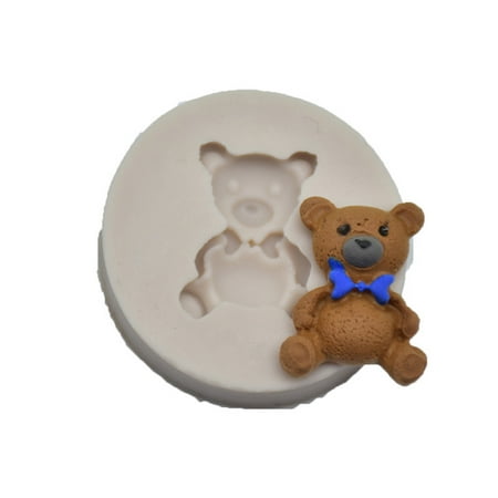 

1pcs Bear Silicone Mold Mini Fondant Mold Cake Decorating Tools Chocolate Mo~WL
