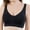 Black, variant on Post Bra For Chest Reconstruction Front Closure Seamless Bra for Cancer Comfortable and Versatile Underwear for All Day Wear Black,M