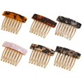 thumbnail image 1 of 6 Piezas de Acetato Exquisitos Peines Laterales para el Cabello Pequeños Siete Dientes Flequillo Decorativo Peine Pin Tocado Joyería para el Cabello Accesorios de Estilo de Moda para Mujeres y niñas, 1 of 5