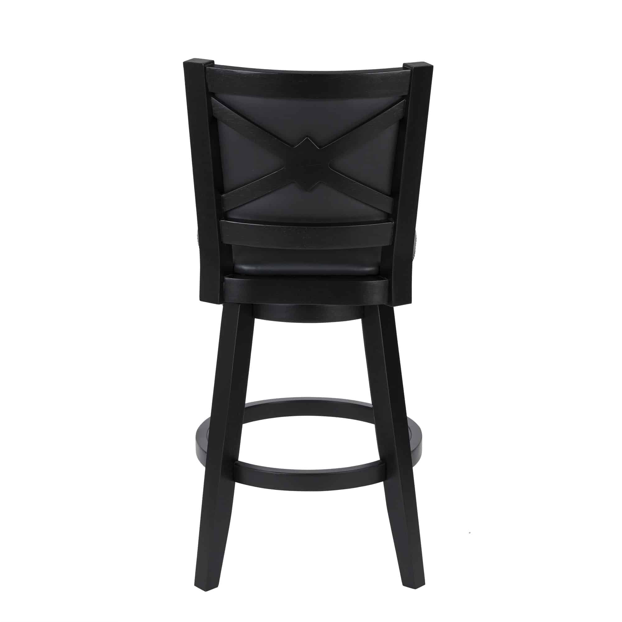 Boraam Broadmoor Bar Height Swivel Stool - Black