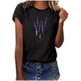 thumbnail image 2 of Wildflower Graphic Tees for Women 2026 Summer Casual Short Sleeve Crewneck T Shirts, 2 of 6