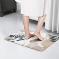 thumbnail image 4 of Blue Boho Abstract and Plant Flannel Non Slip Door Rugs,Washable Door Mats Indoor,Decorative Door Mats,Dirt-Resistant and Absorbent Doormat for Entrance,Bedroom,Kitchen,Bathroom,23.5"x16", 4 of 5
