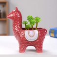 thumbnail image 2 of Maceta para Suculentas de Alpaca - Rojo Adepaton LRWJ890-2, 2 of 6