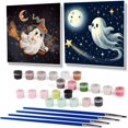 thumbnail image 1 of Kit de pintura por números para Halloween, niños y adultos, 20 x 20 cm, 1 of 7