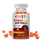 (2 Bottle) Alliwise CoQ10 200mg Softgels,with 3x Better Absorption,Heart Health Support,240 Capsules
