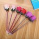 thumbnail image 1 of 24 Pieces Rose Flower Pens Artificial Rose Pens Novelty Flower Writing Ballpoint Pens Blue Ink Pens for Kids Adults School Office Stationery Supply Va, 1 of 5