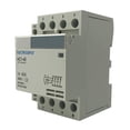 thumbnail image 6 of Electrodepot 40 Amp 4 Pole Normally Closed Contactor, 110-120V Coil, Motor Load 20A, Lighting 40A Bundle with Slotted Steel Zinc Plated DIN Rail, 35 mm x 6 in – 1 Piece with 2 Number 10 Screws, 6 of 9