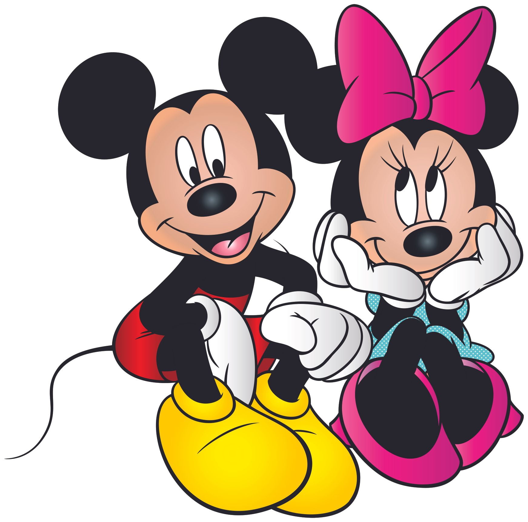 minnie mouse sit and scoot