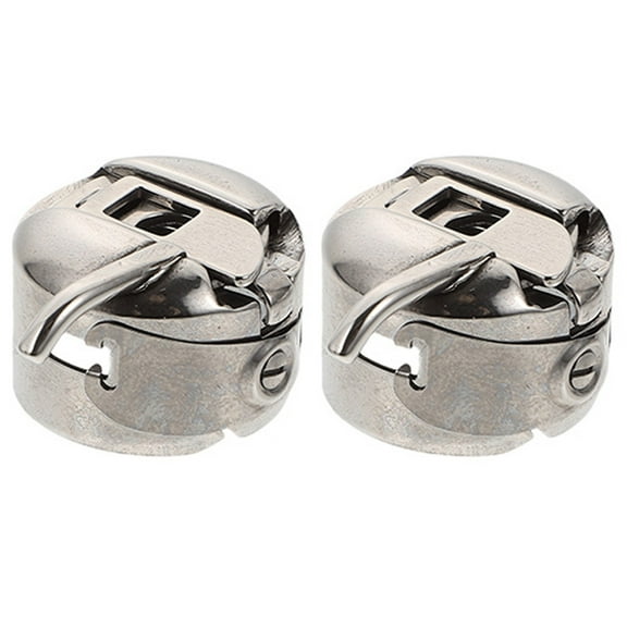 2pcs Sewing Machine Bobbin Case Small Replacement for Stitching Machinery Bobbin Case