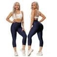 thumbnail image 2 of FITTOO High Waist Butt Lift Women's Capri Leggings Yoga Pants Female, 2 of 5
