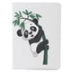 thumbnail image 1 of Funda protectora de PU para tableta portátil, protección universal de 360°, funda de cuero pintada para iPad de 9.ª generación, Panda Bamboo, 1 of 5