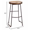 thumbnail image 2 of Tabouret Bois, 2 of 2
