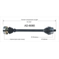 thumbnail image 4 of Trak Motive AD-8080 Cv Axle Shaft, 4 of 4