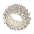 thumbnail image 1 of Brazalete nupcial Salvador de Perla Diamante de Cristal, 1 of 8