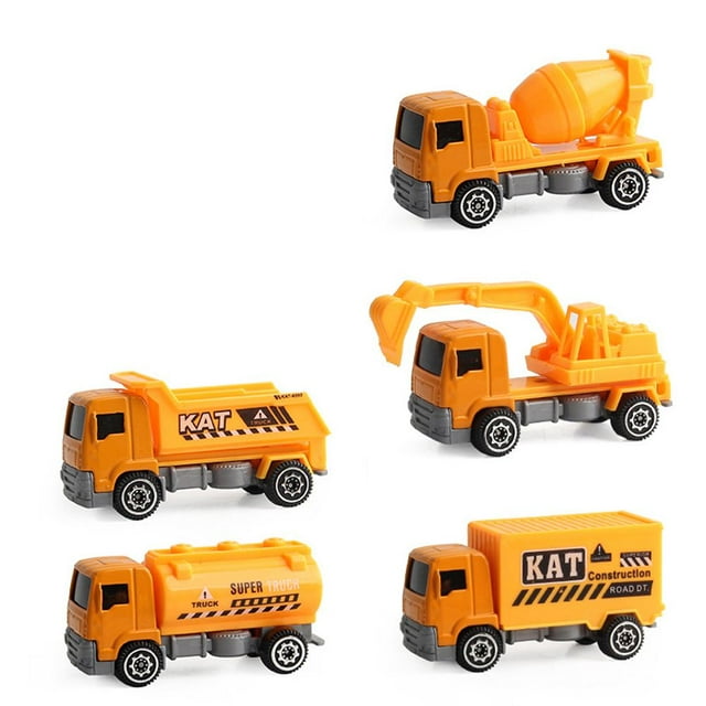 Mini Boys Gifts Accessories Big Truck Vehicle Toy Engineering Toys Vehicles Carrier Fire Fighting Truck Engineering Car Models Alloy Engineering Vehicle Toys Big Construction Trucks Set B