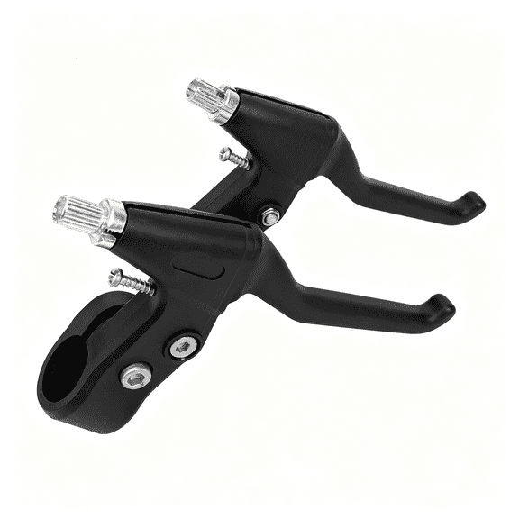 LADYGYM Universal Bicycle Brake Lever / Bike Brake Handle,22Mm Compatible for Most Bicycle,Road Bike,Mountain Bike [Black - Pair]