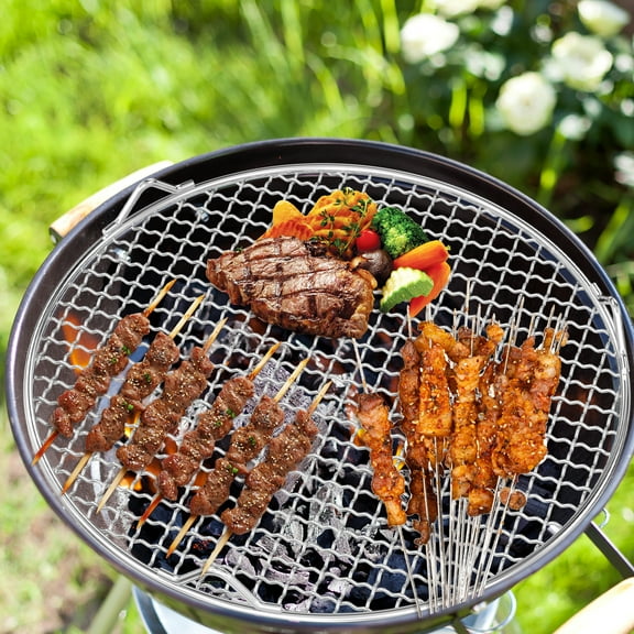 BBQ Rack 304 Stainless Steel Cooling Rack for Baking Fast Thermal Conductivity BBQ Accessories for Outdoor Smoker Grills