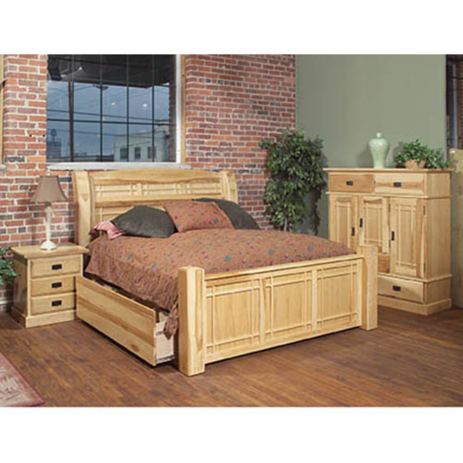 A-America Amish Highlands Arch Panel Bed - Walmart.com - Walmart.com