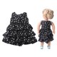 thumbnail image 3 of Vestido de verano con traje que se adapta a de accesorios Negro Sunnimix Vestido de verano de muñeca de 18 pulgadas, 3 of 6