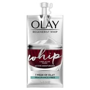 Olay Regenerist Whip Face Moisturizer, Fragrance-Free, Trial Size .247 oz