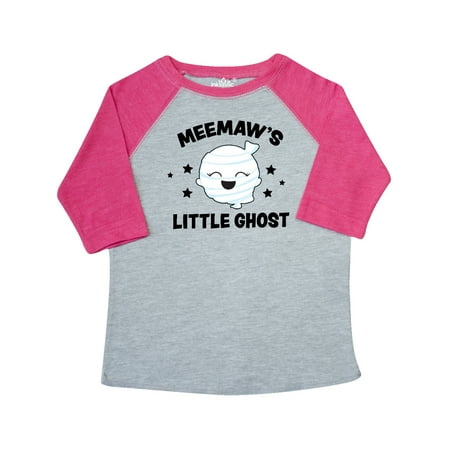 

Inktastic Cute Meemaw s Little Ghost with Stars Gift Toddler Toddler Girl T-Shirt