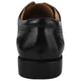 thumbnail image 6 of LIBERTYZENO Mens Classic Eel Print Genuine Leather Formal Oxford Shoes, Black, 6 of 7