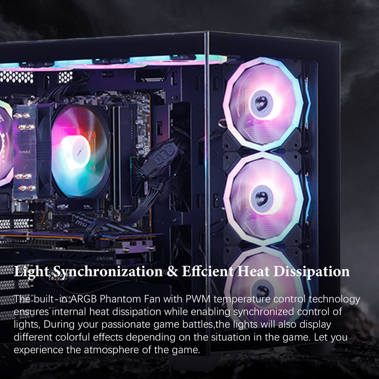デスクトップPC RYZEN5 5500 Radeon RX 6600 16GB Mloong-Gaming-PC-Desktops-AMD-