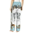 thumbnail image 3 of Daiia World Travel Women's Sleep Pant with Pockets and Drawstring,Pajama Pants-Medium, 3 of 9