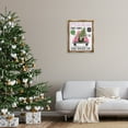 thumbnail image 3 of Stupell Industries Pink Christmas Tree Farm Holiday Painting Gold Floater Framed Canvas Art Prints Wall Art, 25 x 31, 3 of 10