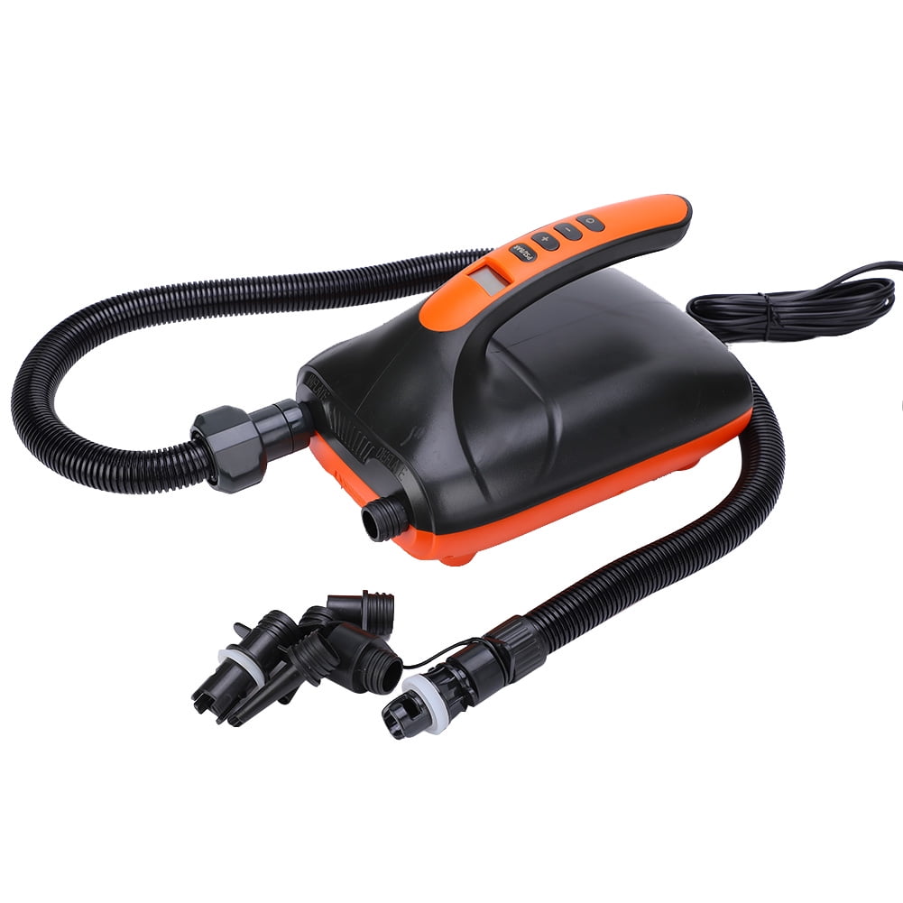 12V DC Electric SUP Inflatable High Pressure Kayak Paddle Boat Air Pump 16/20PSI 