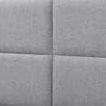 thumbnail image 2 of Bellevue Light Gray Fabric Upholstered Twin / Single Bed with Headboard, 2 of 5