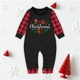 thumbnail image 3 of Gytharion 2026 Family Christmas Pajamas Matching Sets Fashion Casual Long Sleeve Christmas Print Sleepwear and Plaid Pants 2-Piece Xmas Pjs Set for Family, 3 of 3