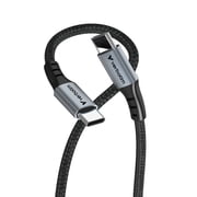 Verbatim 240W USB4 USB-C Cable with DuPont Kevlar Core, Braided Nylon, 40Gbps Data Transfer, PD Fast Charging, 4K/8K Video for Laptops, Gaming Devices & Phones