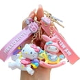 thumbnail image 2 of LLavero de Anime periférico Sanrio, colgante de llave de Hello Kitty, melodía creativa linda, oreja grande, perro, adorno de Bolsa Escolar, joyería creativa YAOSANBAO BAO unisex, 2 of 2