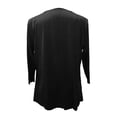 thumbnail image 7 of Bmisegm 3/4 Sleeve Tops For Women V Neck T Shirt Casual Blouse Daily Wear Tops Womens Tops Black_002 S, 7 of 7