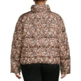 thumbnail image 4 of Time and Tru Women's and Women's Plus Puffer Jacket, Sizes S-3X, 4 of 6